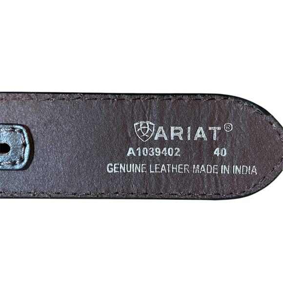 Ariat Genuine Leather & Cowhide Western Belt Size 40 (New with Tag) main image 6